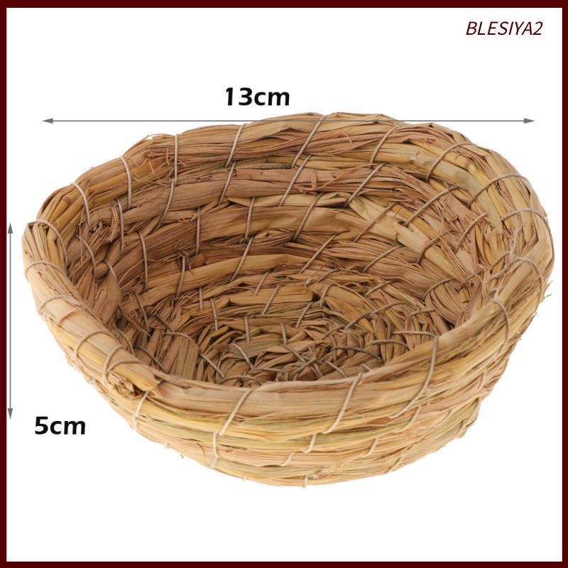 Set 3 tổ chim bằng rơm đan tay cho chim bồ câu