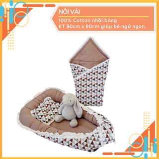 Nôi Vải Ngủ Chung Giường Rachel Baby Shop Cho Bé Ngủ Ngon, Chống Giật Mình