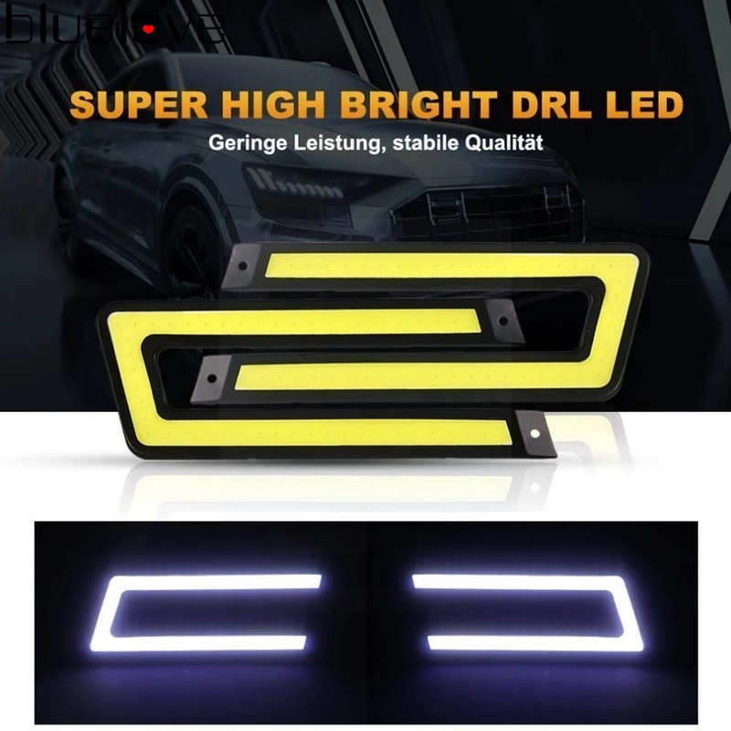 Đèn Pha LED COB IP65 Ánh Sáng Trắng Chống Thấm Nước Hình Chữ U Chất Lượng Cao Cho Xe Hơi