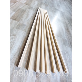 Thanh gỗ vuông 2x2cm dài 1m giá rẻ nhất thị trường, phù hợp làm kệ, decor.