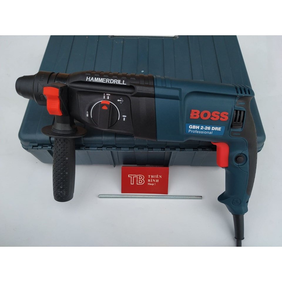 Máy khoan đục bê tông 3 chức năng Boss 2-26 800W MALAYSIA mới nguyên hộp