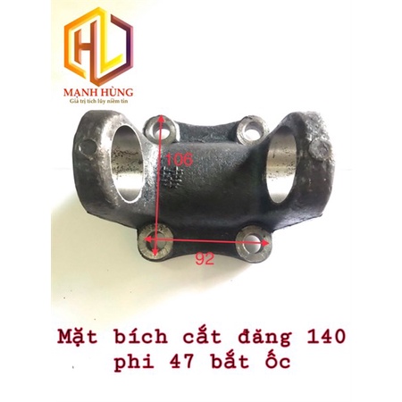 Mặt bích Cắt Đăng 140 phi 47 Bắt ốc hẹp phụ tùng ô tô phụ tùng máy nông nghiệp phụ tùng Hùng Lỳ