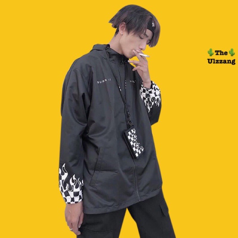 🌵 𝐓𝐡𝐞𝐔𝐥𝐳𝐳𝐚𝐧𝐠 🌵 CM Áo Khoác Dù Tay Lửa Cực Hot (Kèm Video, Hình Chụp Thật)