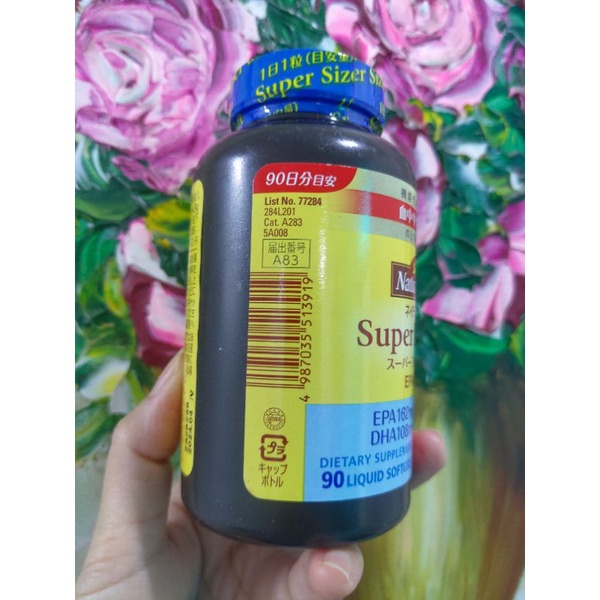 [ C® Bill Nhật] Dầu Cá SUPER FISH OIL NATURE MADE Nhật Bản [ Hãng Mỹ sản xuất tại Nhật]