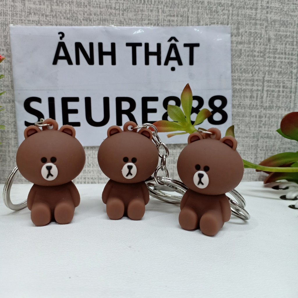 [ NEW ] Móc khóa Brown bear and Conny rabbit đáng yêu _MK18