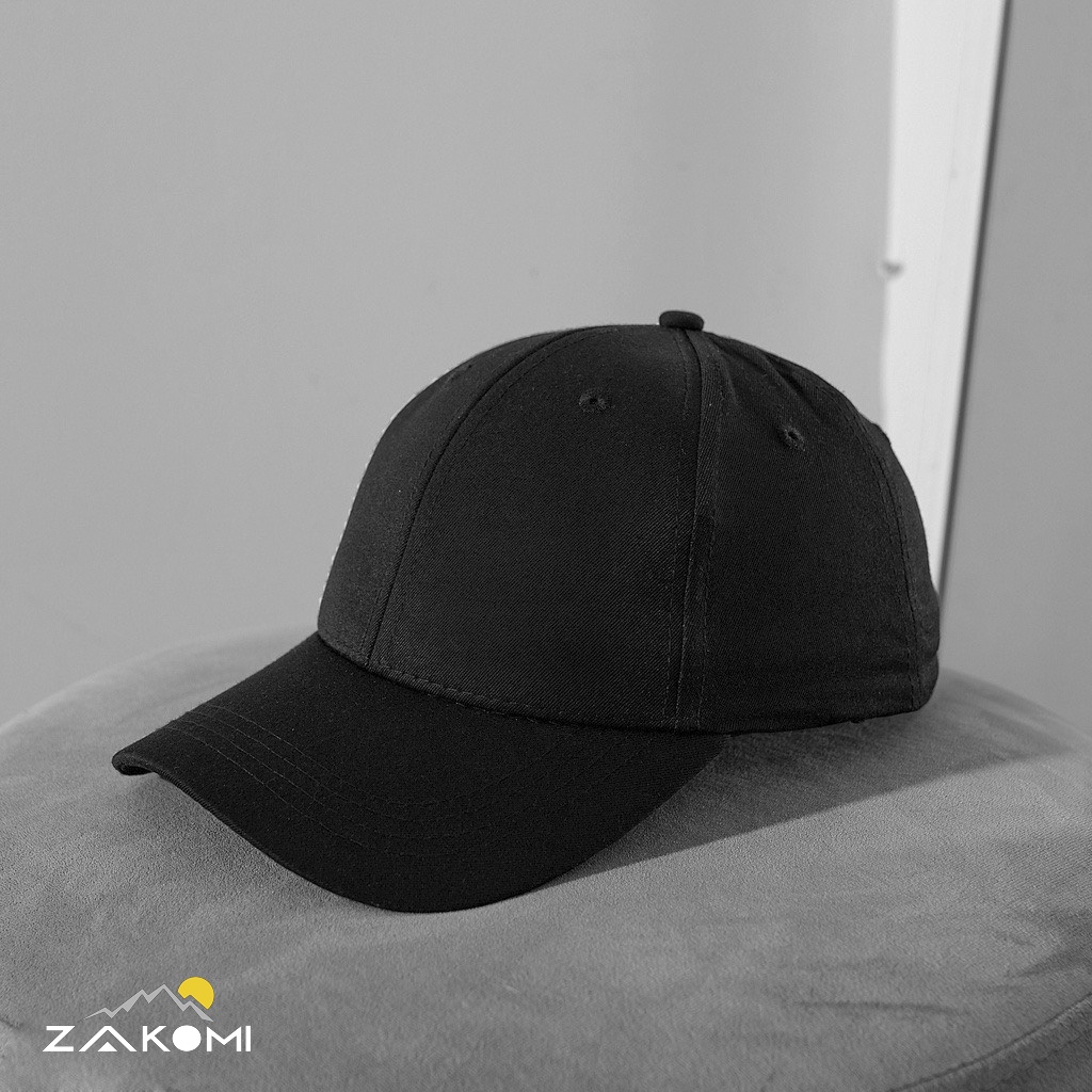 Mũ lưỡi trai trơn Zakomi phong cách trẻ trung, nón kết Hàn Quốc chất liệu vải thấm hút - phù hợp cả nam và nữ