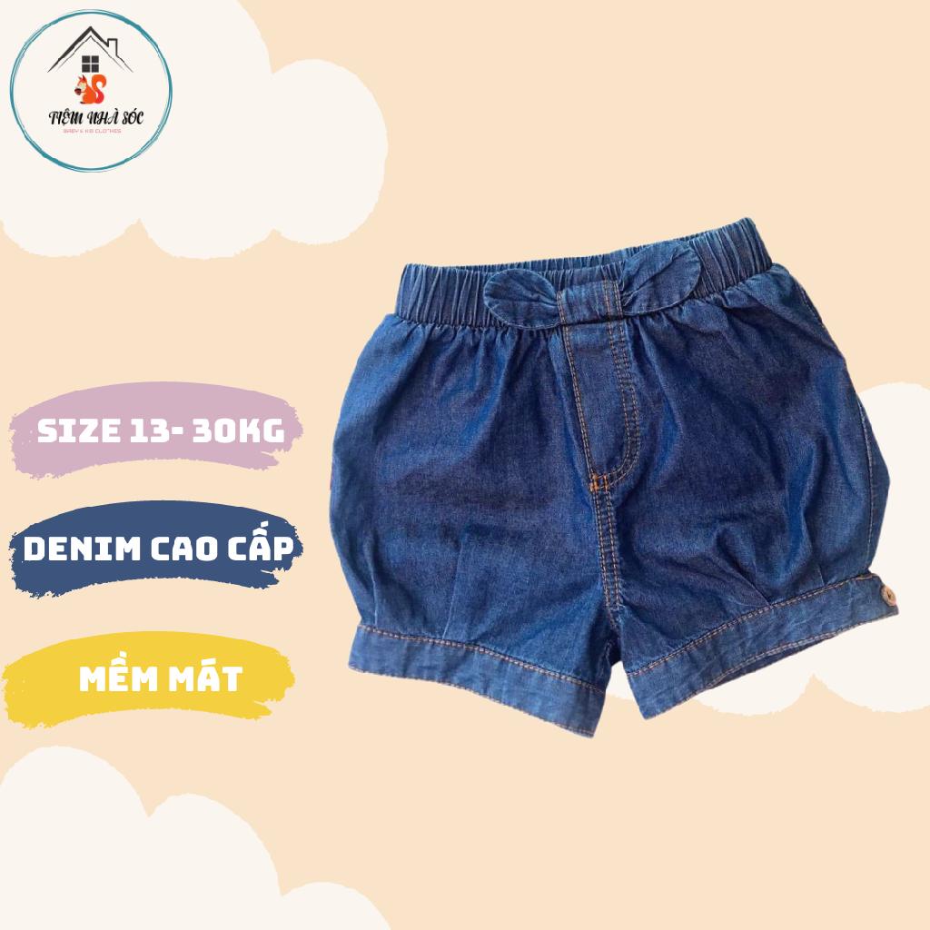 Quần sooc đùi bí ngô bé gái Emb kids size 2 - 8 tuổi Tiệm Nhà Sóc