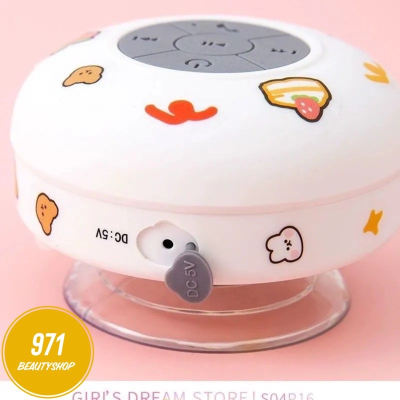 LOA BLUETOOTH CHỐNG NƯỚC BTS-06 NỘI ĐỊA TRUNG STICKER CUTE