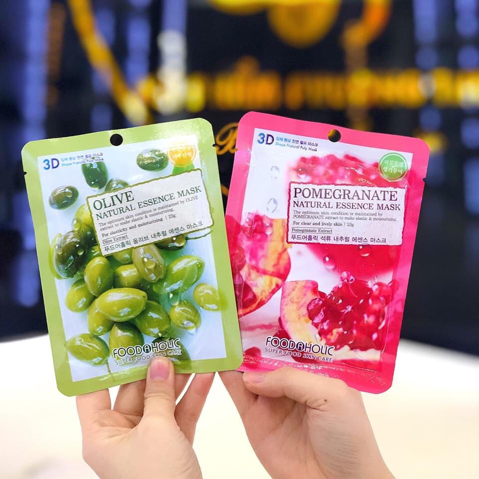 (HÀNG AUTH) Mặt nạ dưỡng da 3D Foodaholic HÀN QUỐC (1 miếng) | Thế Giới Skin Care
