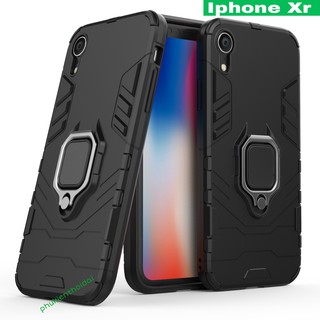 Ốp lưng Iphone XR Iron Man Iring chống sốc cao cấp giá đỡ xem phim