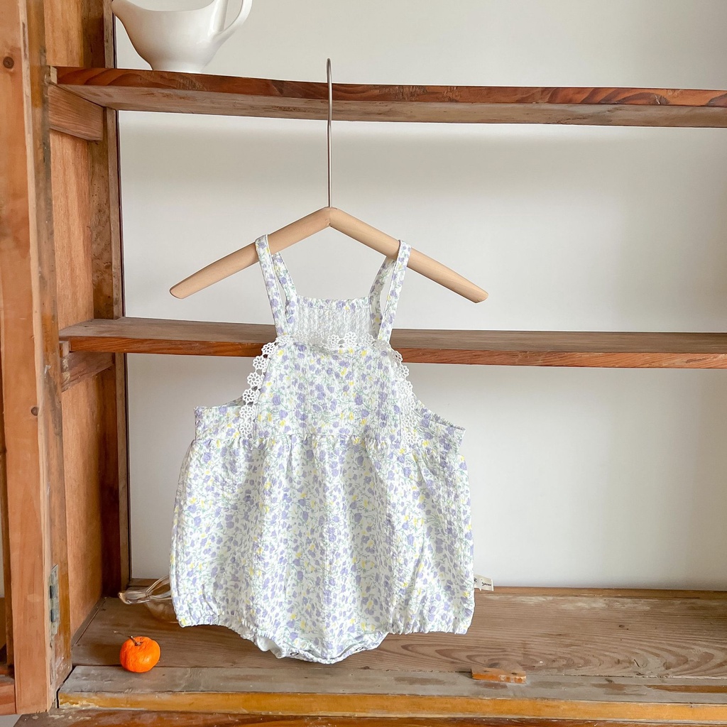 Jumpsuit In Hoa ThờI Trang MùA Hè Cho Bé GáI