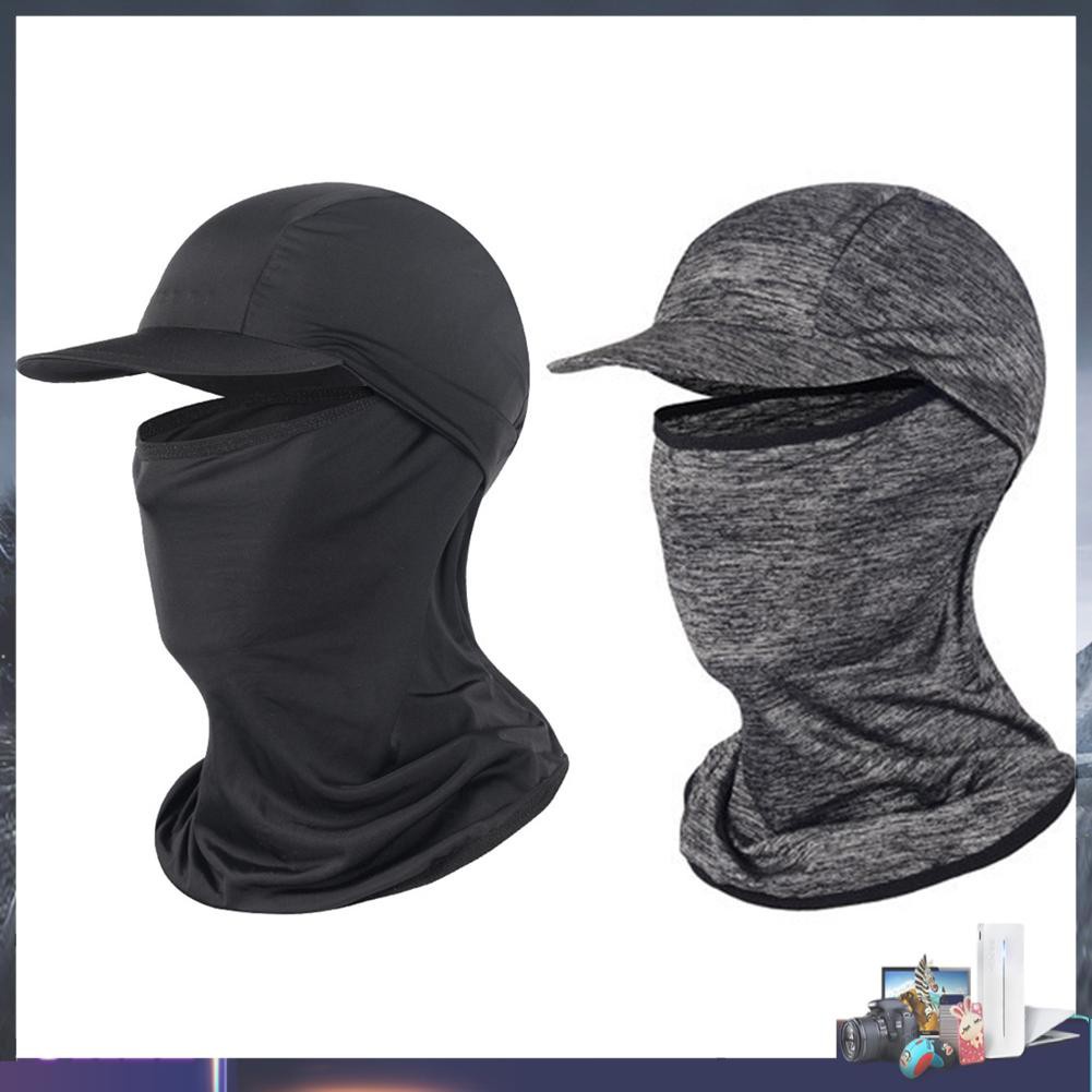 Mũ trùm đầu rộng vành che cổ bằng sợi Viscose thoáng khí nhanh khô chống nắng khí đi xe đạp/câu cá