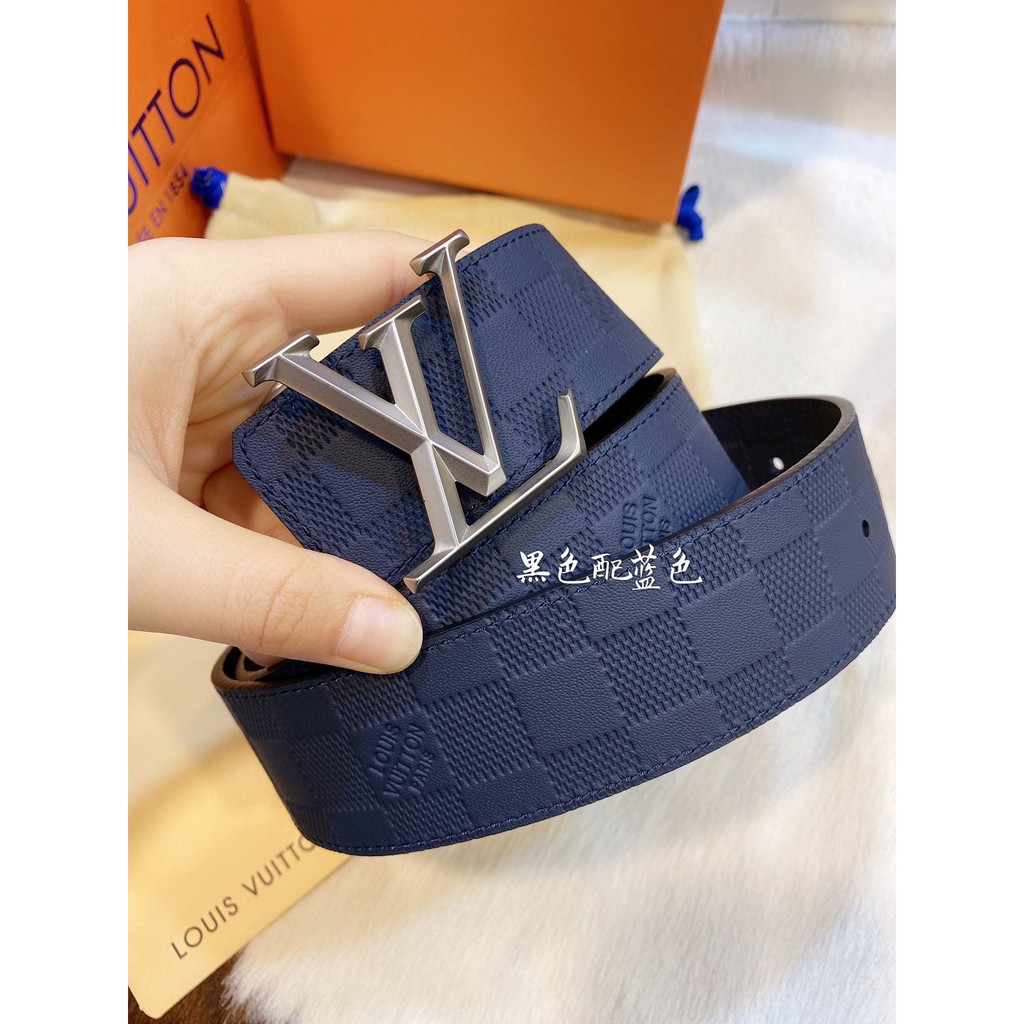 Thắt lưng nam da thật Louis Vuitton LV thiết kế trẻ trung, năng động