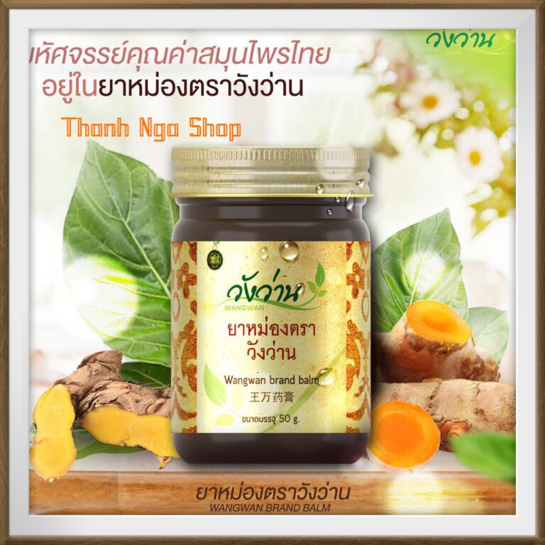 (Hàng nội địa Thái Lan) Dầu cù là cao xoa bóp Wangwan Thái Lan 8g, 30g , 50g