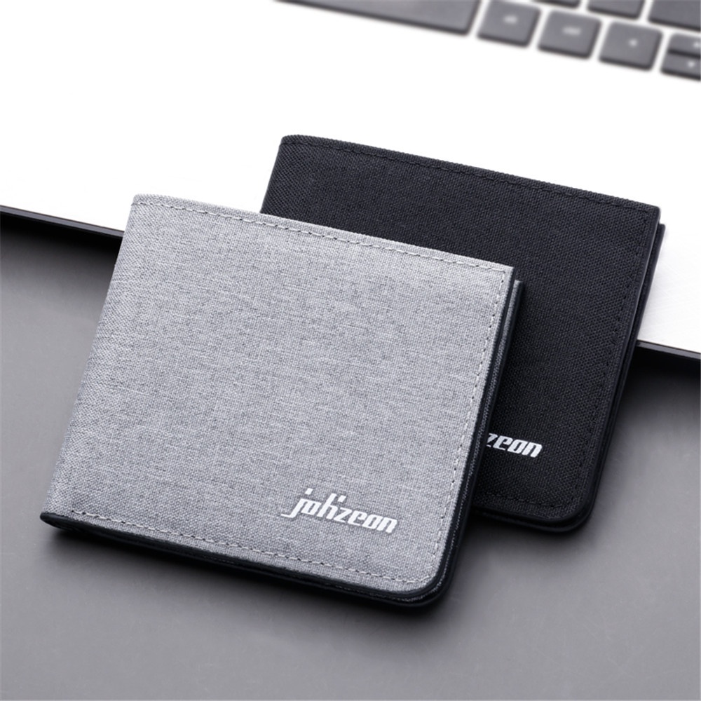 Ví Nam Ngắn Vải Denim Có 3 Màu