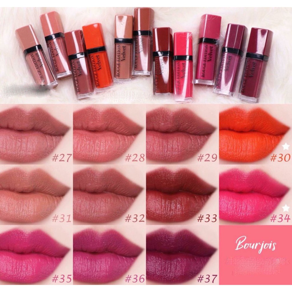 Shoptido - Son kem lì Velvet Bourjois Rouge Edition chính hãng Pháp BJ VV , có đủ các màu số 1 - 37 , cam kết àng Auth | WebRaoVat - webraovat.net.vn