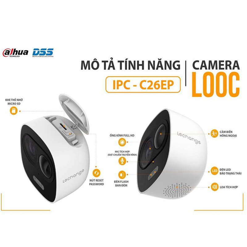 Camera IP  WiFi Ngoài Trời IMOU C26EP F22P 1080P FULLHD Còi Hú  Đàm Thoại 2 Chiều [ c3wn b21 c3w ] - Chính hãng BH24TH