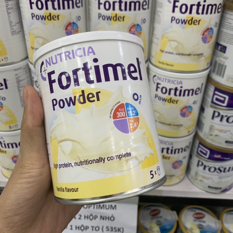 Sữa fortimel powder – sữa bột fortimel powder dinh dưỡng cho người suy nhược, kém hấp thu, phẫu thuật