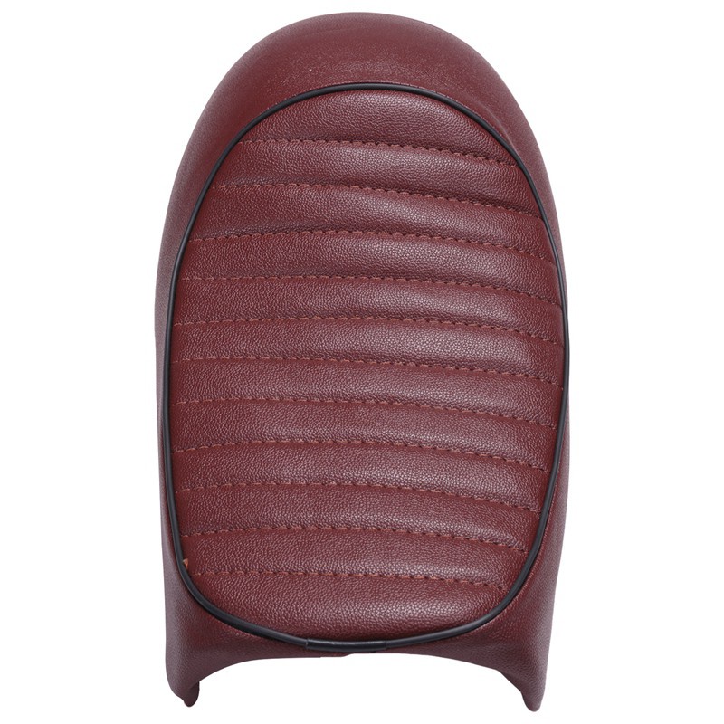 Motorcycle Retro Cafe Racer Seat Saddle Flat Pan Brat Seat Vintage Scramble For Cg125 Cb350 Cb400 Cb500 Cb750 Sr400 Xj Xs Pu Leather Cushion Brown