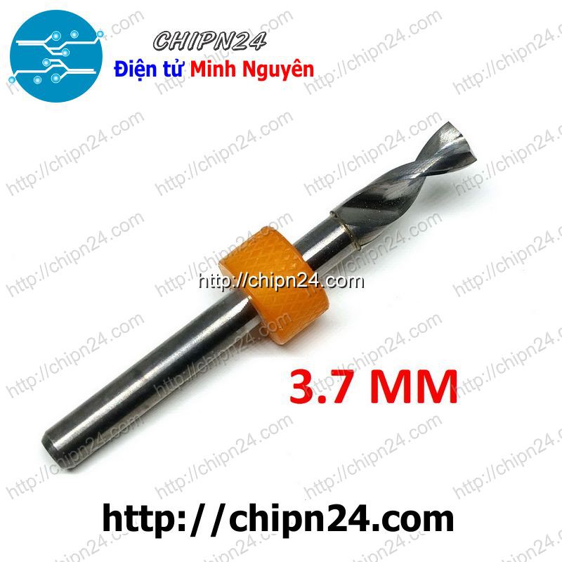 [1 CÂY] Mũi khoan mạch in CNC 3.7mm (Mạch điện tử, PCB)