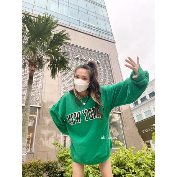 Áo Sweater Nỉ Cotton NEWYORK Unisex Nam Nữ (Ảnh Thật/Có Sẵn) | BigBuy360 - bigbuy360.vn