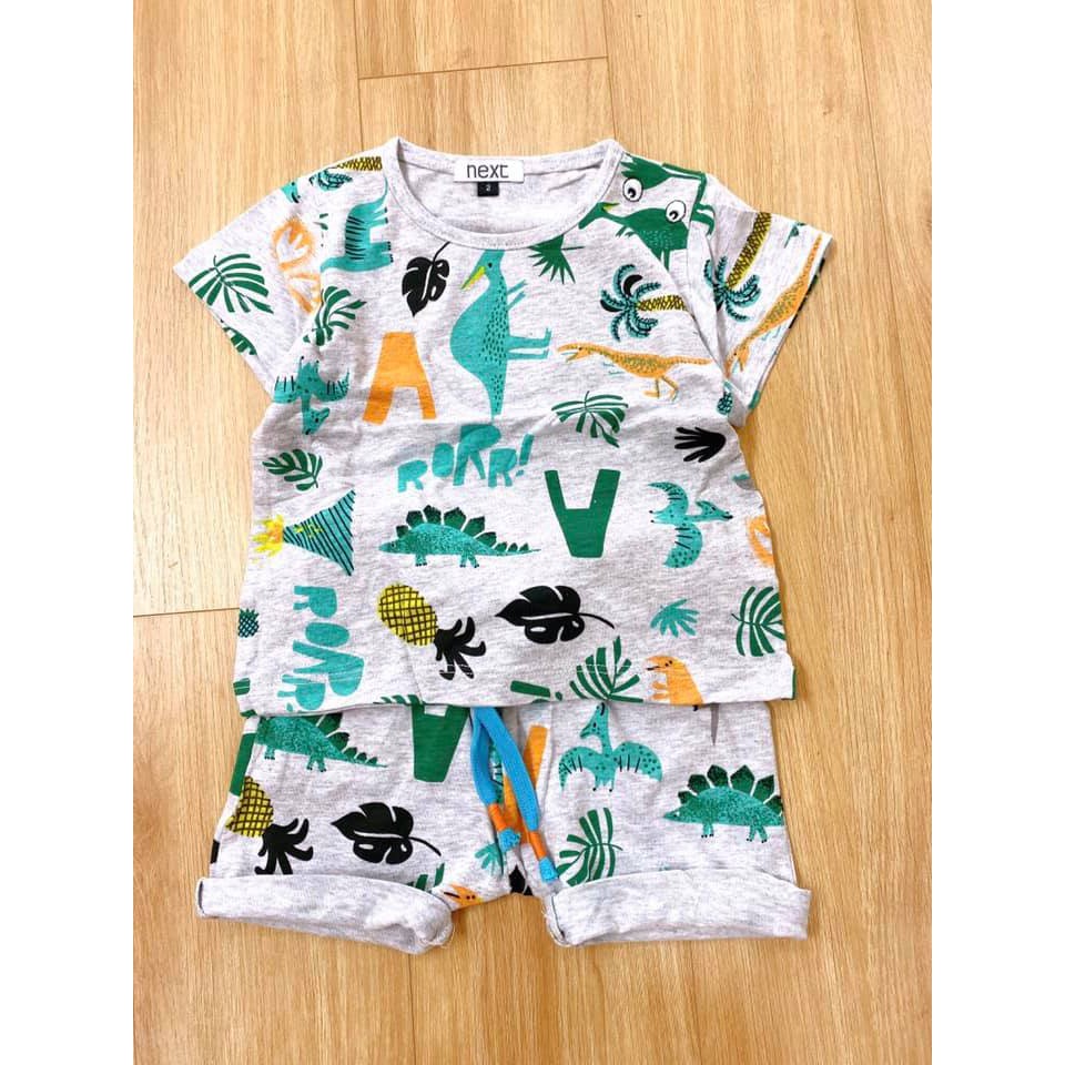 SET BỘ NEXT HỌA TIẾT SỞ THÚ ĐỘC LẠ CỰC ĐÁNG YÊU CHO BÉ TRAI - CỐM KIDS NT
