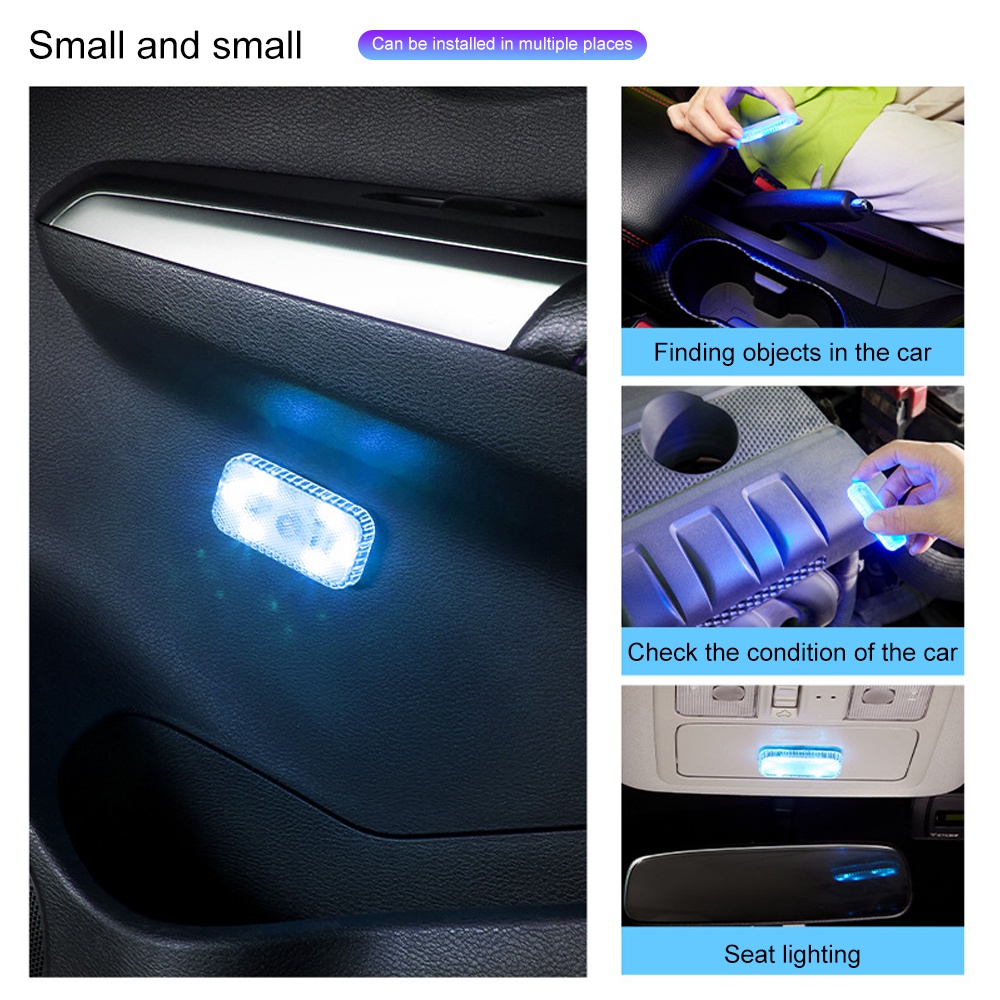 Đèn LED không dây PECHAM mini độ sáng mạnh sạc USB đa dụng cho xe hơi