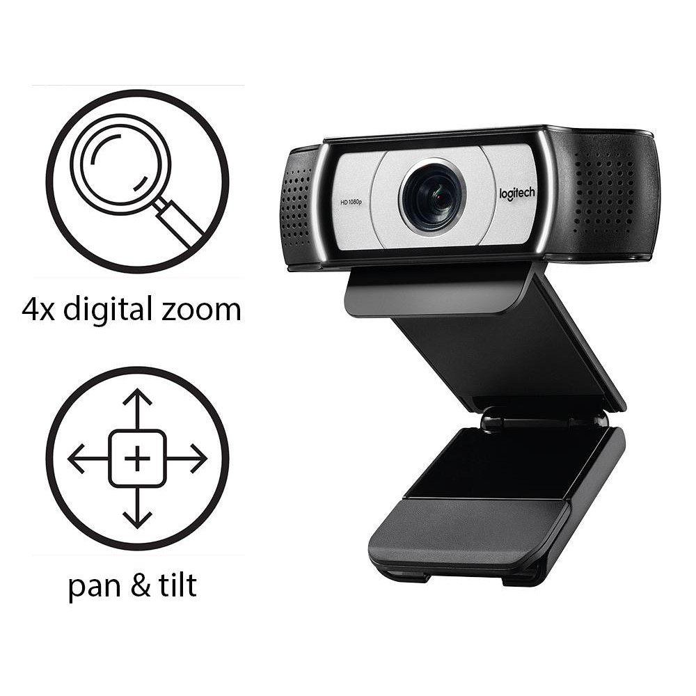 (QUÀ TẶNG 99K) Webcam Logitech C930C/C930E Full HD 1080P Dùng cho Live Stream Game, Face, PUBG, FreeFire, học online
