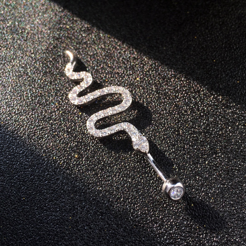 Khuyên Rốn Mạ Bạc 925 Chống Dị Ứng Thời Trang Cho Nữ