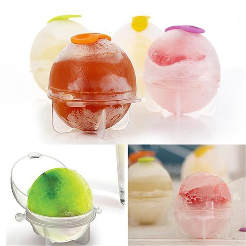 Set 4 Khuôn Làm Đá Hình Cầu Cho Rượu Whiskey