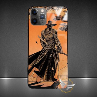 Ốp lưng kính cường lực iPhone 11, iPhone 11 Pro, iPhone 11 Pro Max hình Samurai