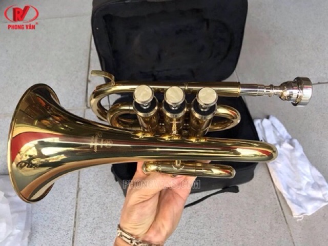 Kèn trumpet lùn Yamaha vàng