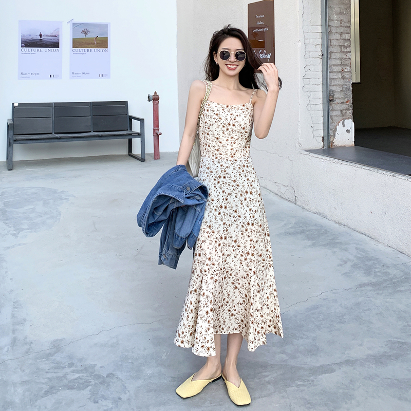 Đầm Hoa Hai Dây Thời Trang Hè 2021 Cho Nữ | BigBuy360 - bigbuy360.vn