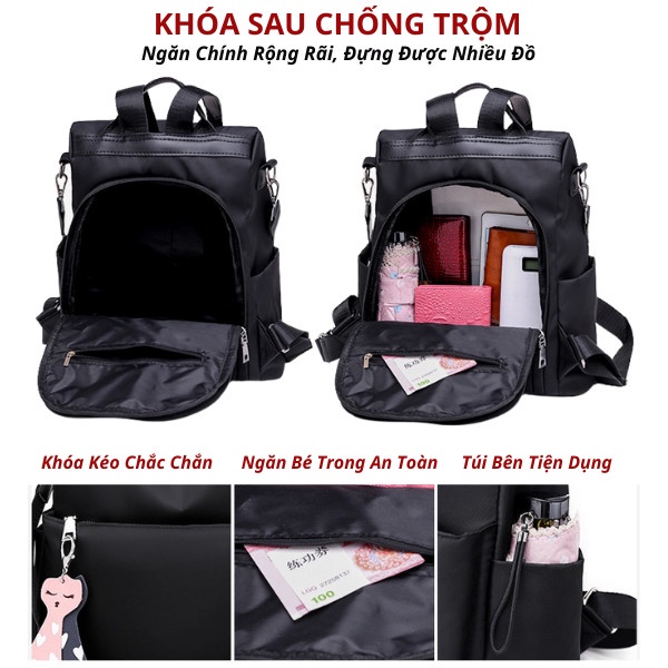 Balo nữ thời trang phong cách Hàn Quốc chống thấm nước cao cấp - BL02