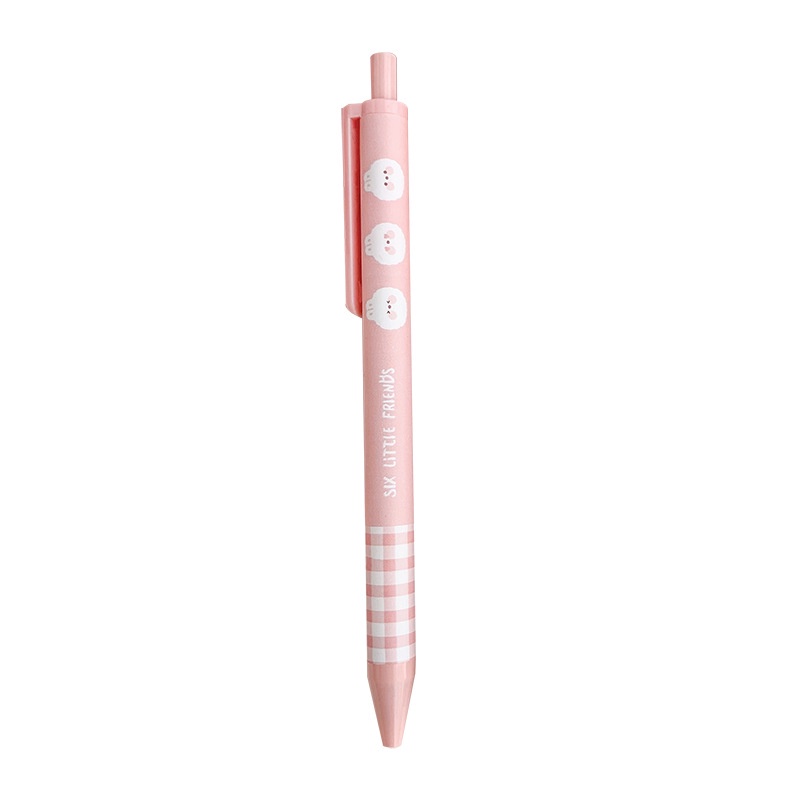 Set 6 Bút Mực Bấm Ngòi 0.5Mm Cho Học Sinh