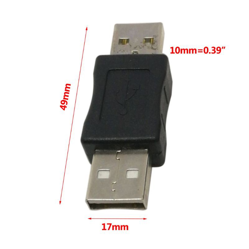 Set 2 Đầu Chuyển Đổi Usb Đực Sang Usb M / M