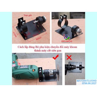 BỘ CHUYỂN MÁY KHOAN THÀNH MÁY CẮT TIỆN LỢI