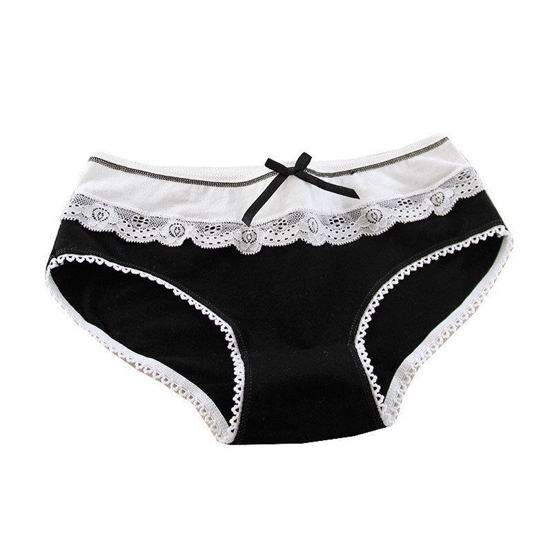 Quần Lót Nữ Cotton Kháng Khuẩn Set 4 chiếc Tông Đen Nữ tính gợi cảm tôn dáng SetDen4 | BigBuy360 - bigbuy360.vn