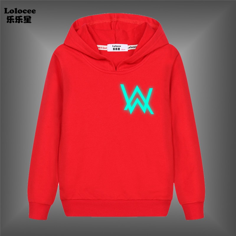 NEW Áo Hoodie Tay Dài In Chữ Alan Walker Thời Trang Năm 2020 Cho Bé Trai