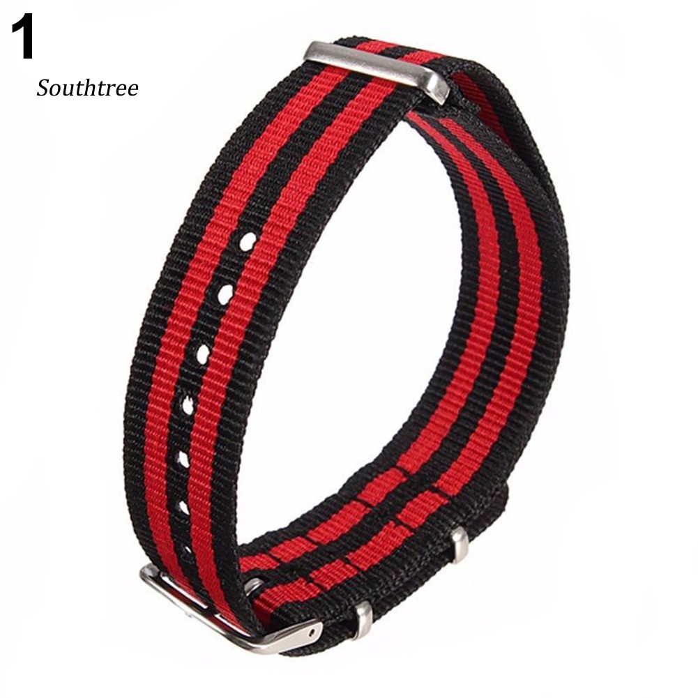 LYY_18mm/20mm Adjustable Durable Nylon Wrist Watch Band Strap Replacement Tool