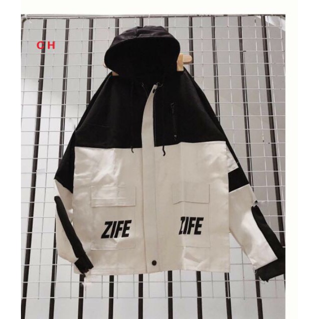 Áo Nữ Zife Form Rộng❤️Áo khoác Phối Màu Thời Trang Free Size,<65 Kg