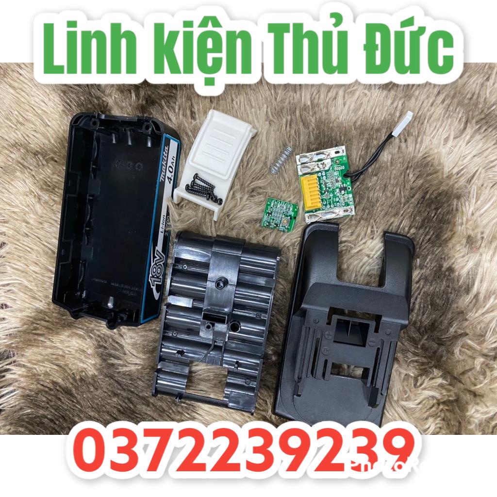 Lktd BN. Vỏ mạch Makita 5s-1p 18V 4AH cell 21700 , Led báo pin, nhận sạc zin và có tem đáy.