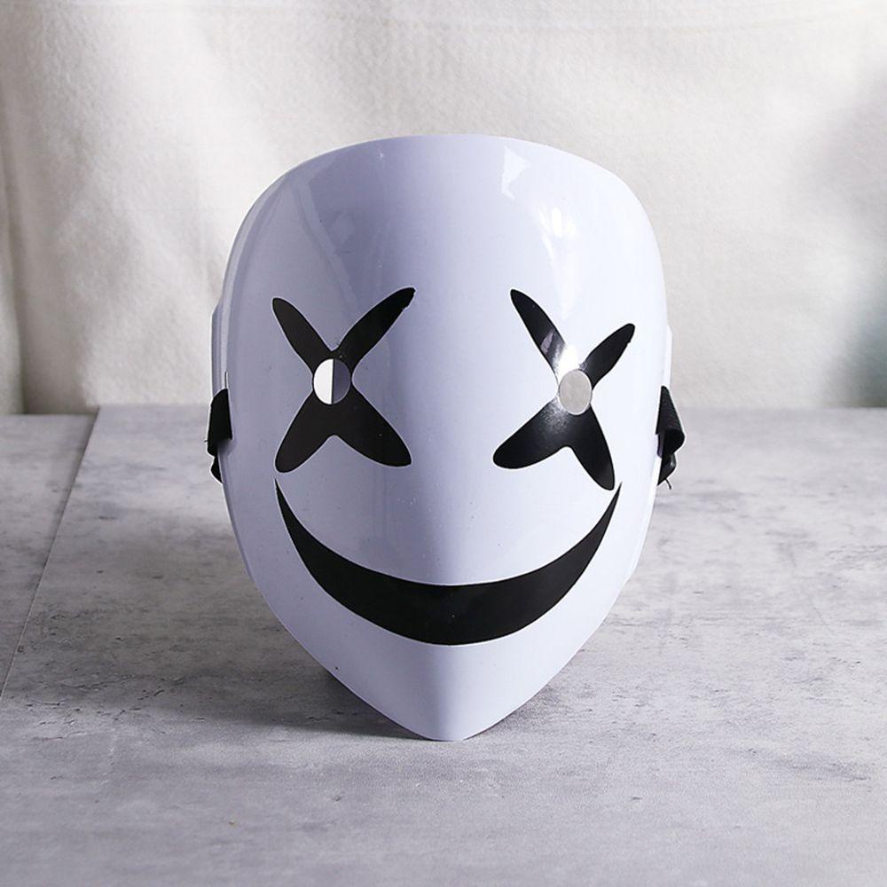 Mặt Nạ Hóa Trang Halloween Hình Mặt Cười Trắng Vui Nhộn