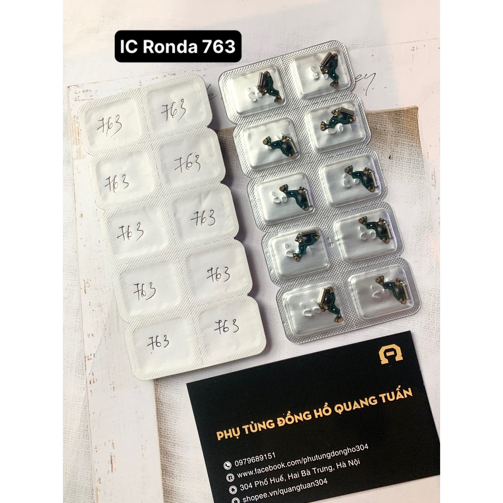 IC máy đồng hồ đeo tay Ronda Thụy Sỹ 762 - 763 - 751 - 753