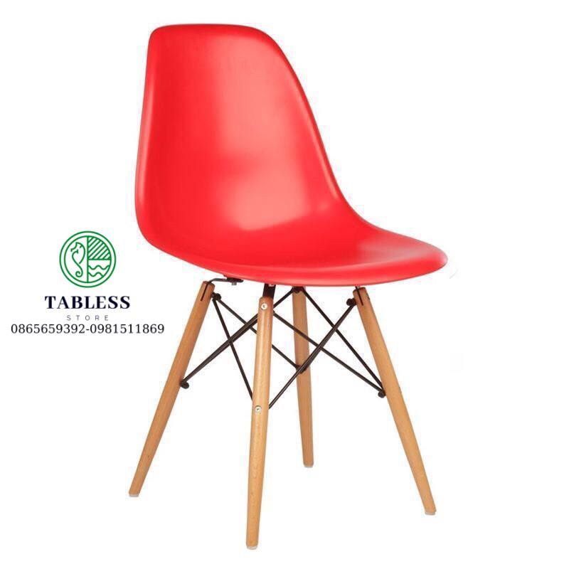 Ghế Làm Việc EAMES Chân Gỗ SỒI Dành Cho Phòng ĂN,Phòng KHÁCH,Cafe,Văn Phòng,Học tập