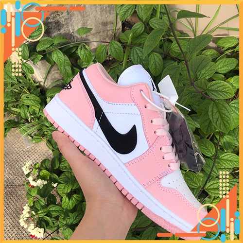 Giày Jordan Cổ Thấp, Giày JD1 Hồng Phấn Full Box Hàng Đẹp
