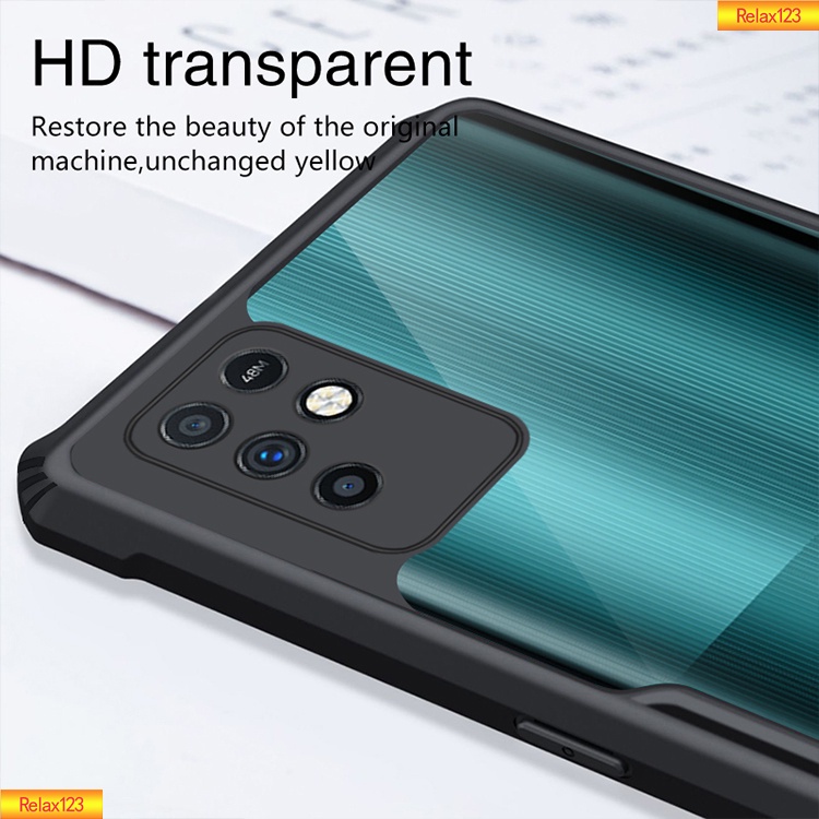 Ốp điện thoại Acrylic trong suốt bảo vệ chống sốc cao cấp cho Oppo Reno 5 4 Reno5 Ren