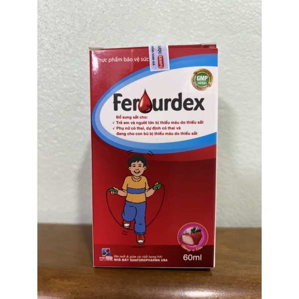 Ferourdex- bổ sung sắt cho người thiếu máu