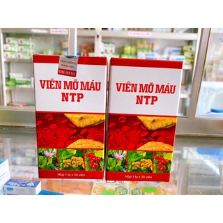 Viên mỡ máu NTP - giảm mỡ máu, giảm nguy cơ đột quỵ