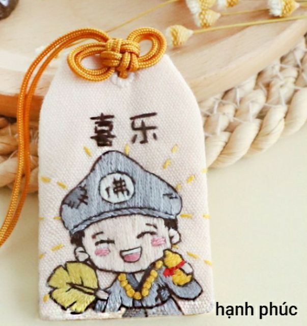 BỘ KIT TỰ LÀM TÚI ƯỚC NGUYỆN OMAMORI ( MẪU CHIBI )